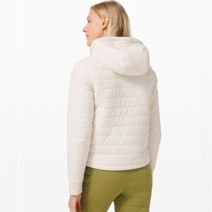 Amazing Lululemon Dynamic Movement Hoodie Sz 10 Light Ivory